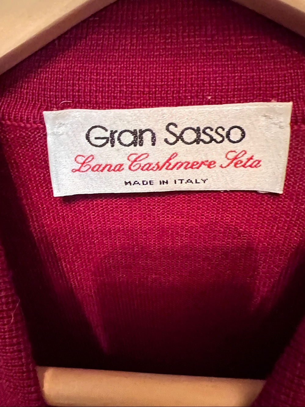 Gran Sasso Italy Silk Cashmere sweater